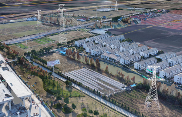 金甬鐵路寧波動車所及動走線涉及500kV一春天曉高壓線遷改工程